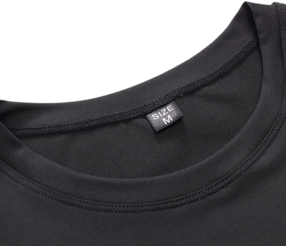 1 or 2 Pack Men's Compression Shirts Short Sleeve, Workout T-Shirt Quick Dry Baselayer Sport Shirt Running Tops