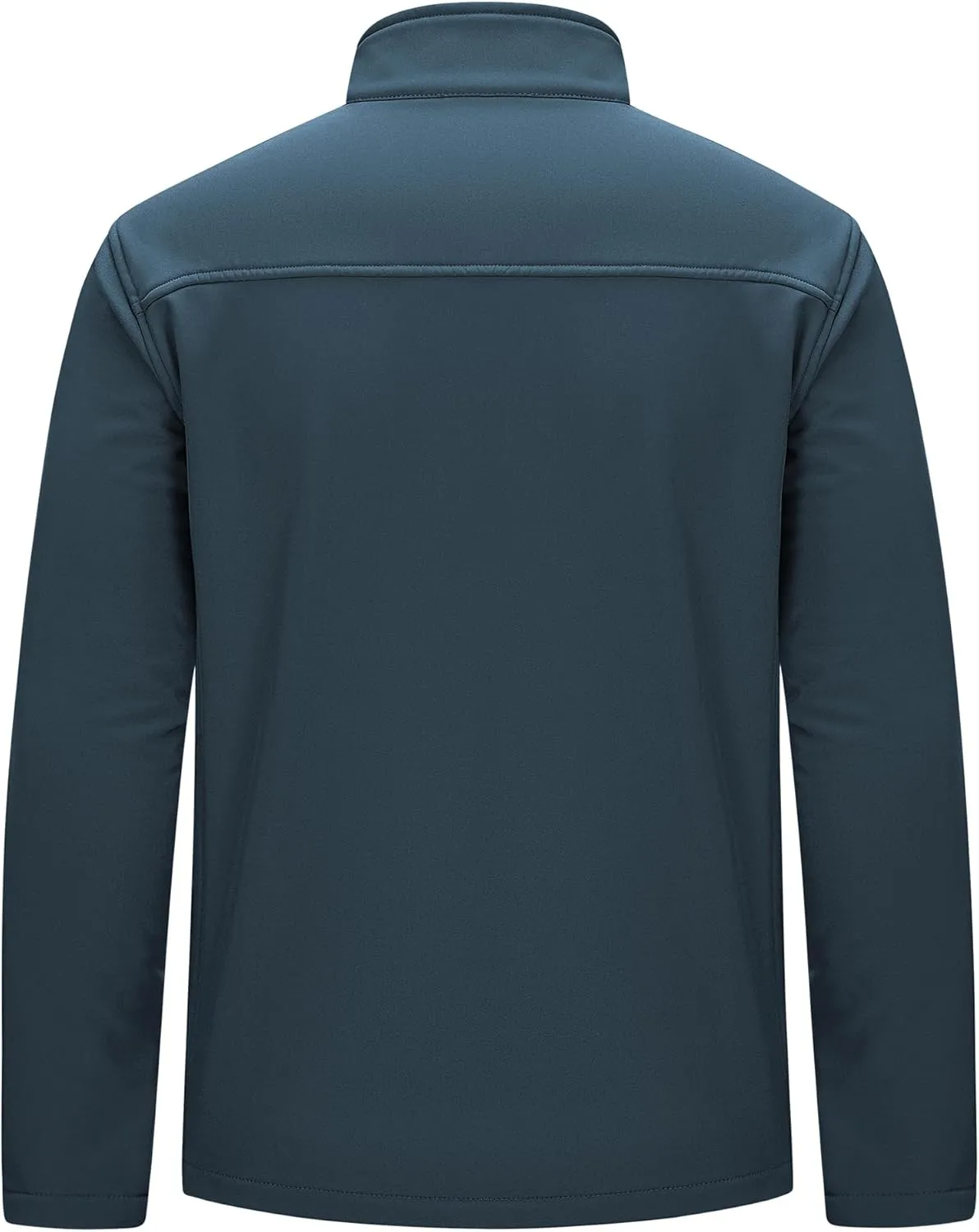 33,000ft Men's Waterproof Softshell Jacket Warm Fleece Lined Windbreaker Lightweight Soft Shell for Travel Hiking Golf
