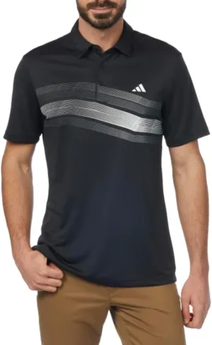 adidas Men's Core Chest Stripe Polo Shirt