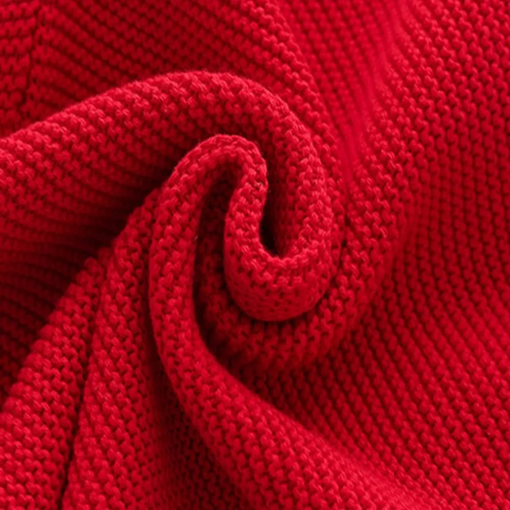 Baby Girls Knitted Cardigan Sweater Crewneck Knit Crochet Button Closure Cardigan Tops Coat Outwear for Toddler