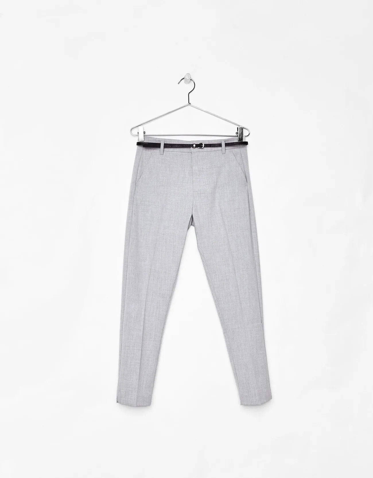 Belted chino trousers polo