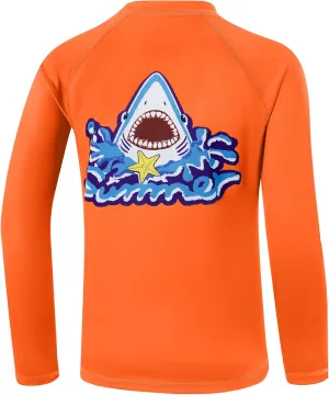 Boys Rash Guard Long Sleeve UPF 50  Fishing Shirt Kids Sun Protection Swim Shirts Youth SPF Quick Dry Shirt