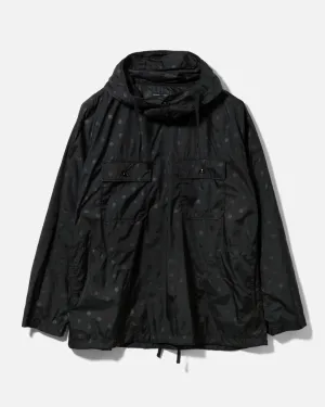 Cagoule Shirt - Black Polka Dot Nylon Taffeta