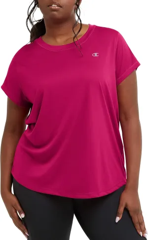 Champion Women'S Tshirt, Classic Sport, Moisture-Wicking Tshirt Athletic Top For Women Plus Size Available