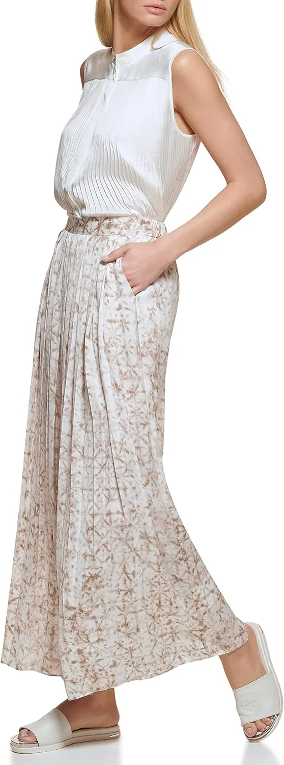 DKNY Women's Pleated Elevated Everyday Skirts
