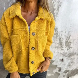 Euphrasia | Short Wool Jacket with Lapels