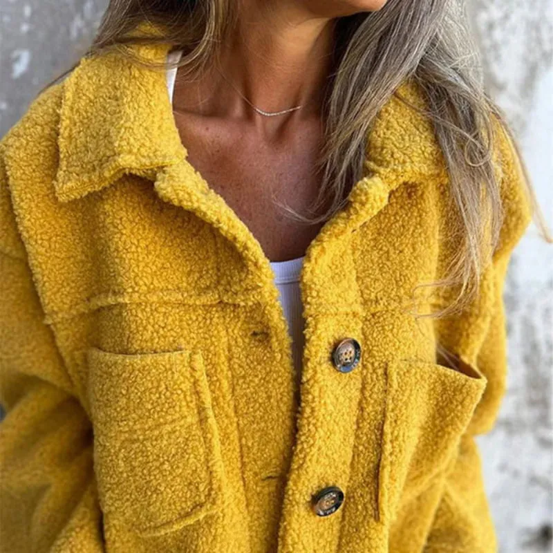 Euphrasia | Short Wool Jacket with Lapels