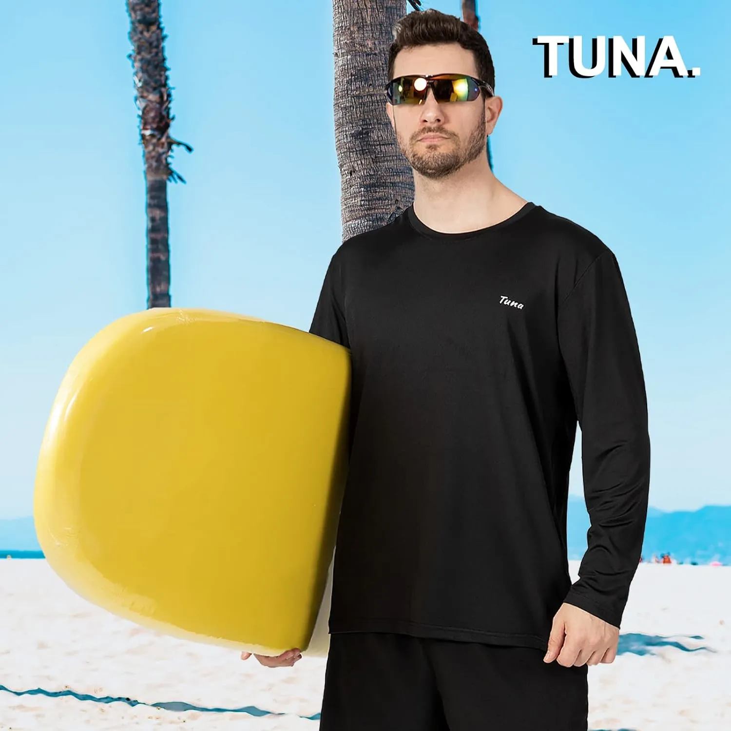 Fishing Shirts for Men Long Sleeve UPF 50  UV Sun Protection Quick Dry Rash Guard Hiking Running Walking Shirt