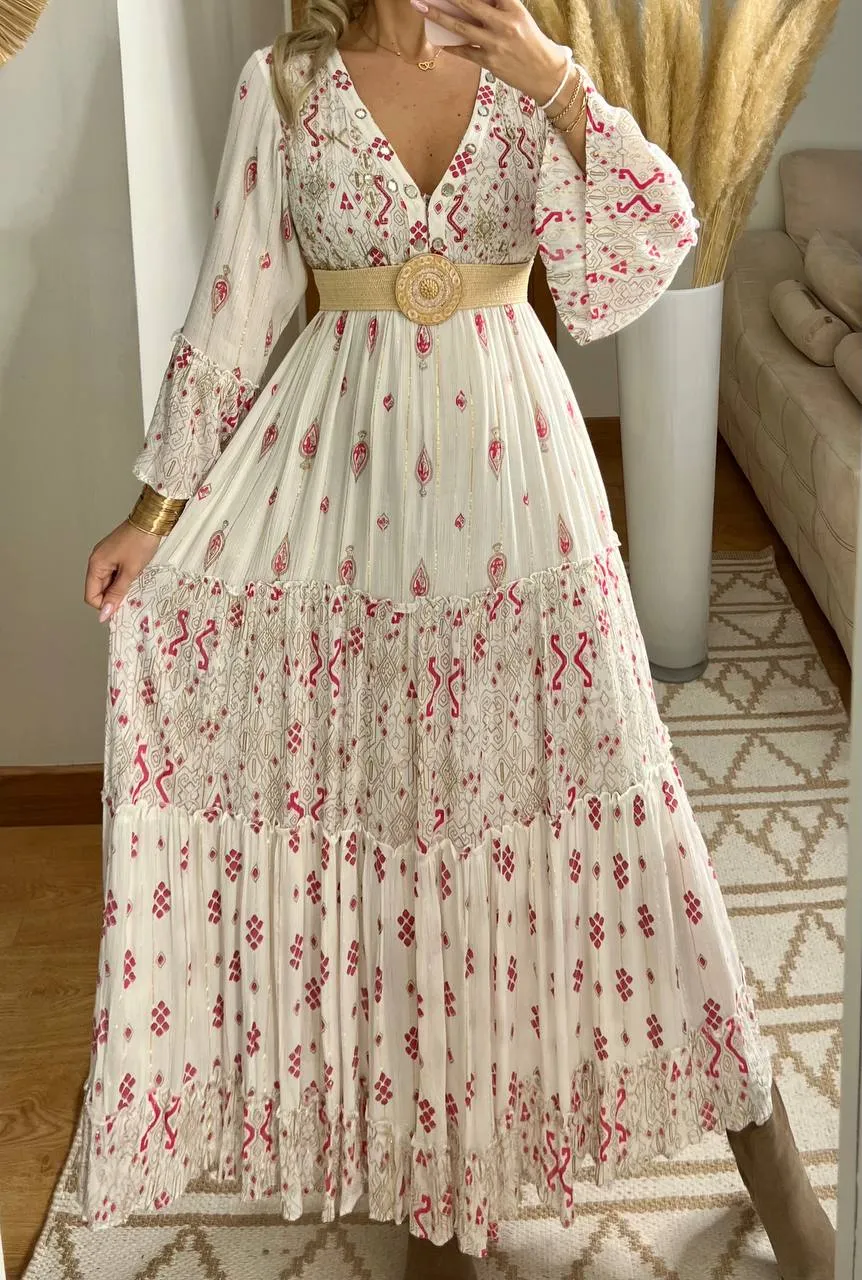 Floral Haven Boho dress
