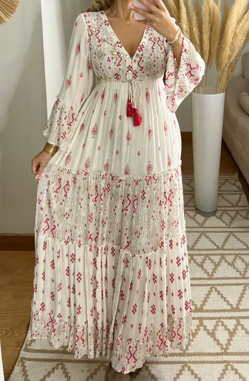 Floral Haven Boho dress