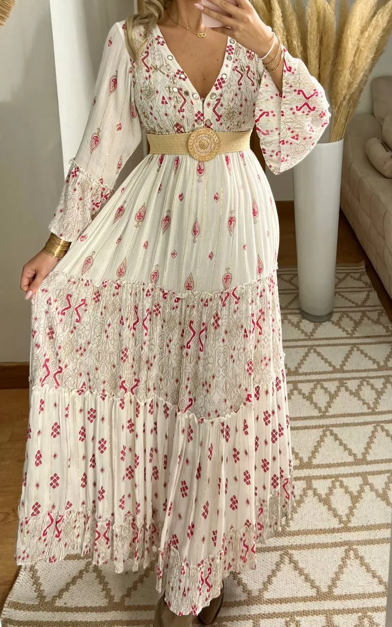Floral Haven Boho dress