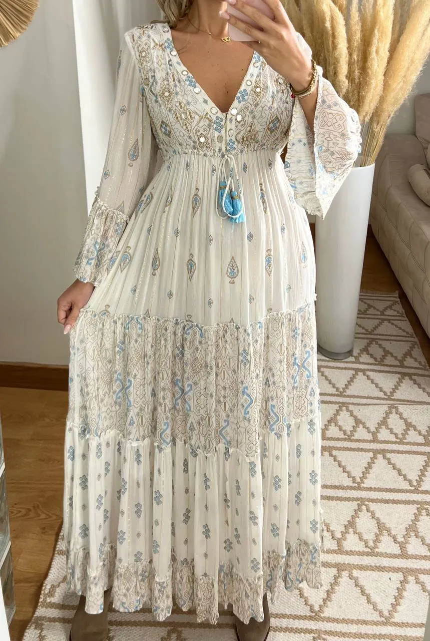 Floral Haven Boho dress