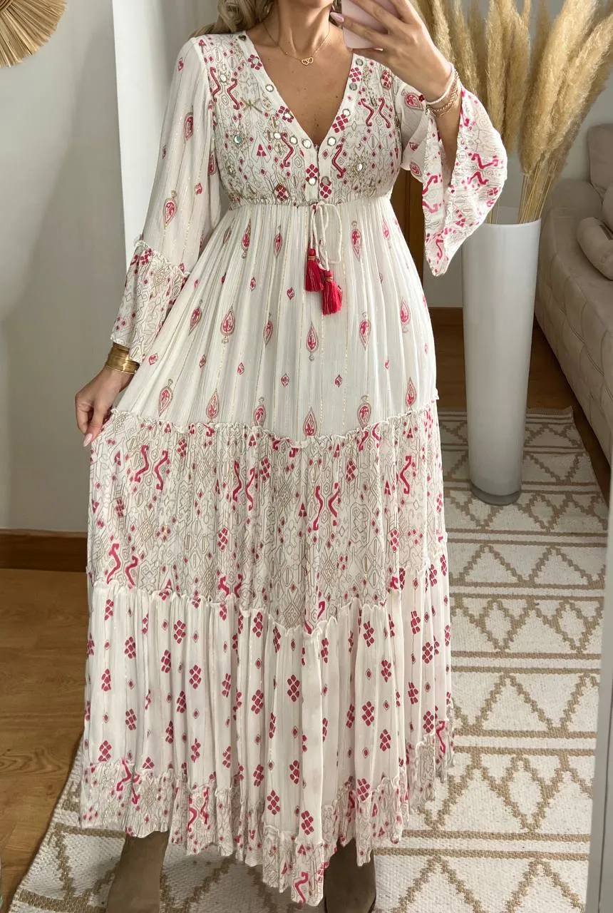 Floral Haven Boho dress