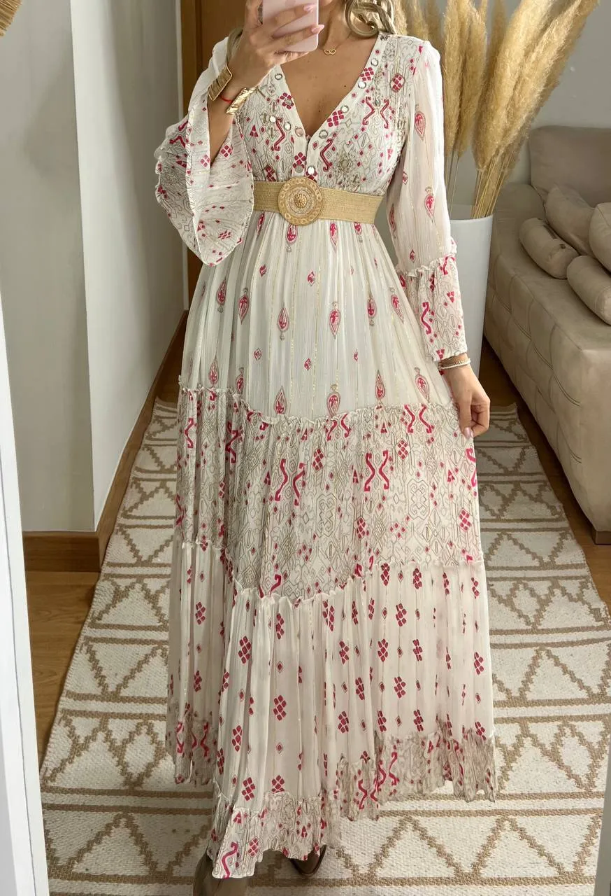 Floral Haven Boho dress