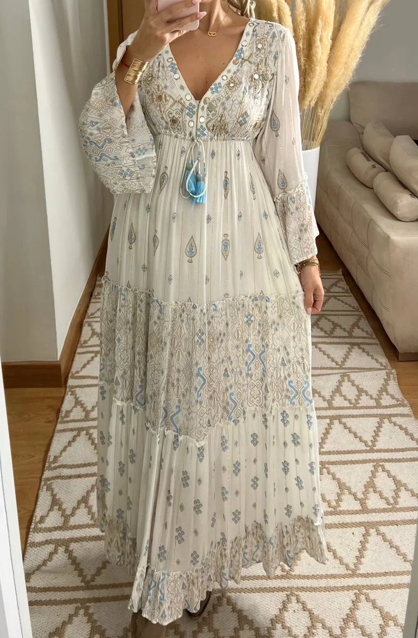 Floral Haven Boho dress