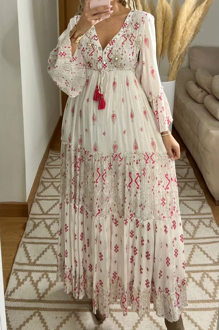 Floral Haven Boho dress