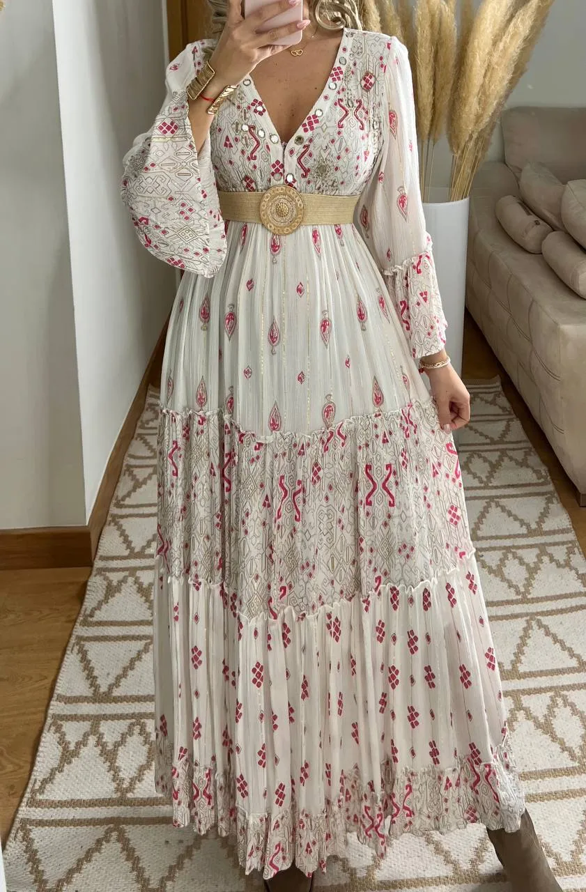 Floral Haven Boho dress