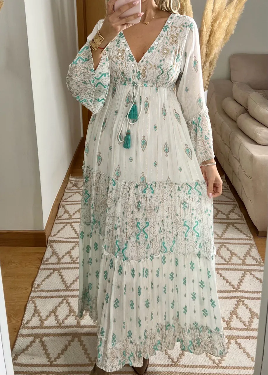 Floral Haven Boho dress