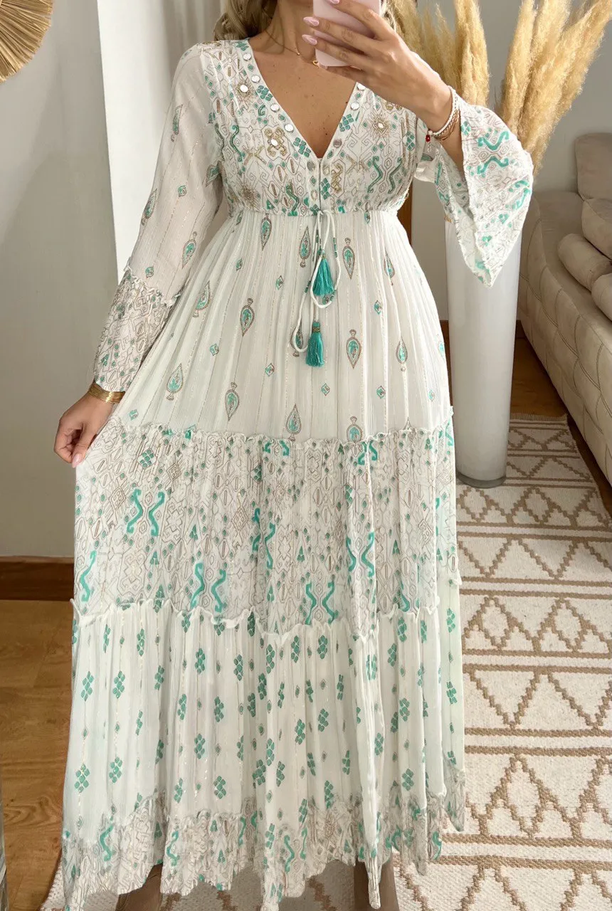 Floral Haven Boho dress