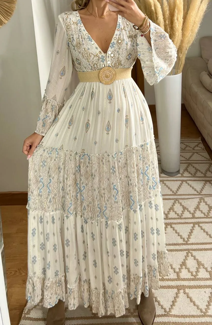 Floral Haven Boho dress