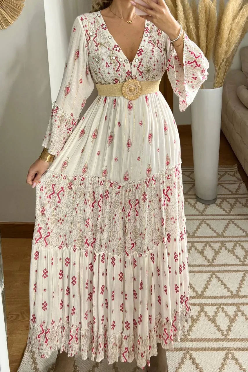 Floral Haven Boho dress