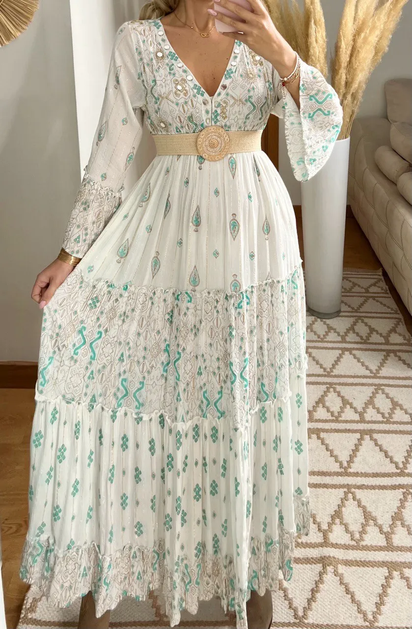 Floral Haven Boho dress