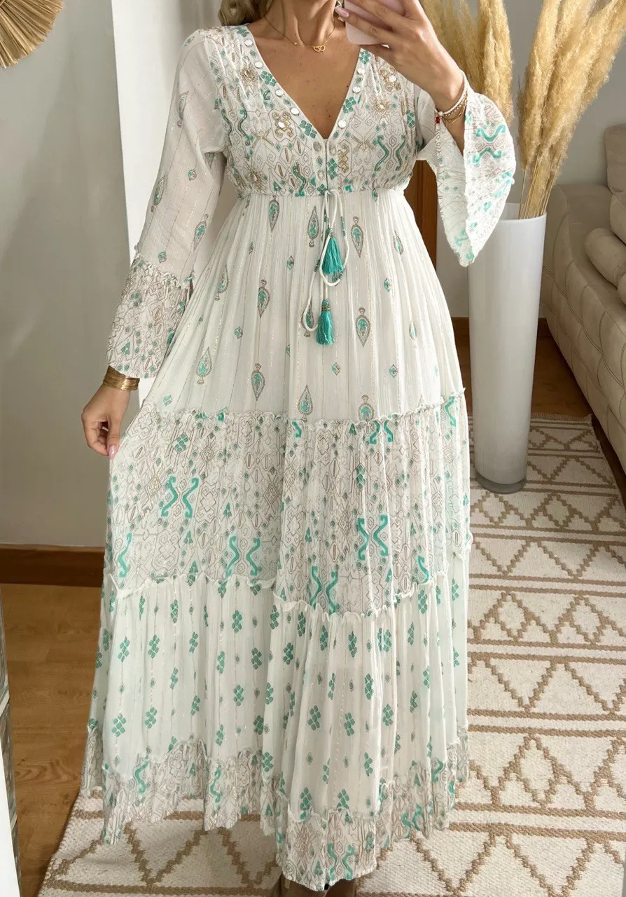 Floral Haven Boho dress