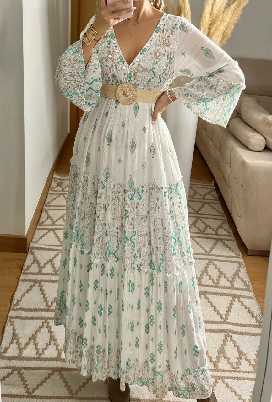 Floral Haven Boho dress