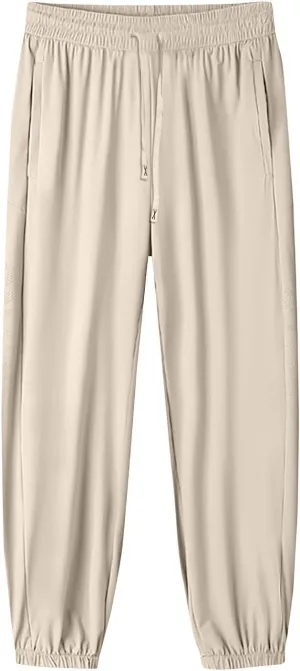 Flowy Pants for Women Palazzo Workout, Capris Pants for Women High Waisted Linen Straight Leg Summer Trousers