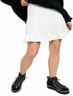 Free People Ribbed Skirt (for Women) - Cream (M)
