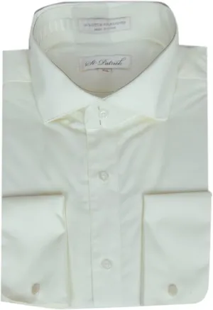 French Cuff Cutaway Collar Dress Shirt to Size 24 Neck in 8 Colors, Regular, Big and Tall Sizes