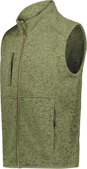 Holloway Men's Alpine Sweater Fleece Vest