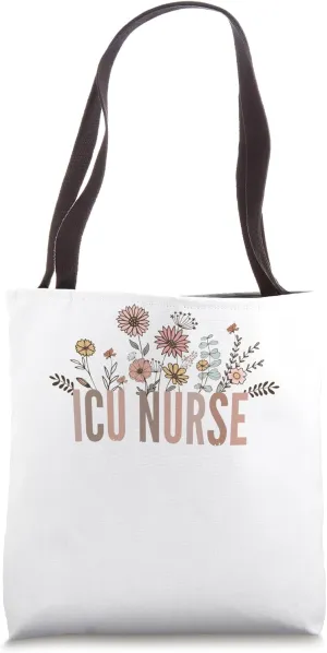 ICU Nurse Appreciation Picu Nurse Icu Doctor Apparel Neuro I Tote Bag
