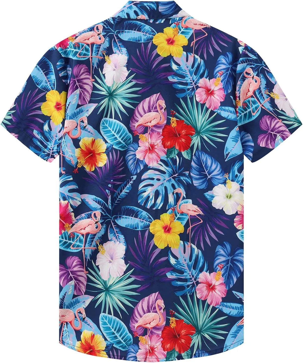 KYKU Hawaiian Shirt for Men: Beach Vacation Summer Short Sleeve Button Down Mens Shirts Casual Stylish