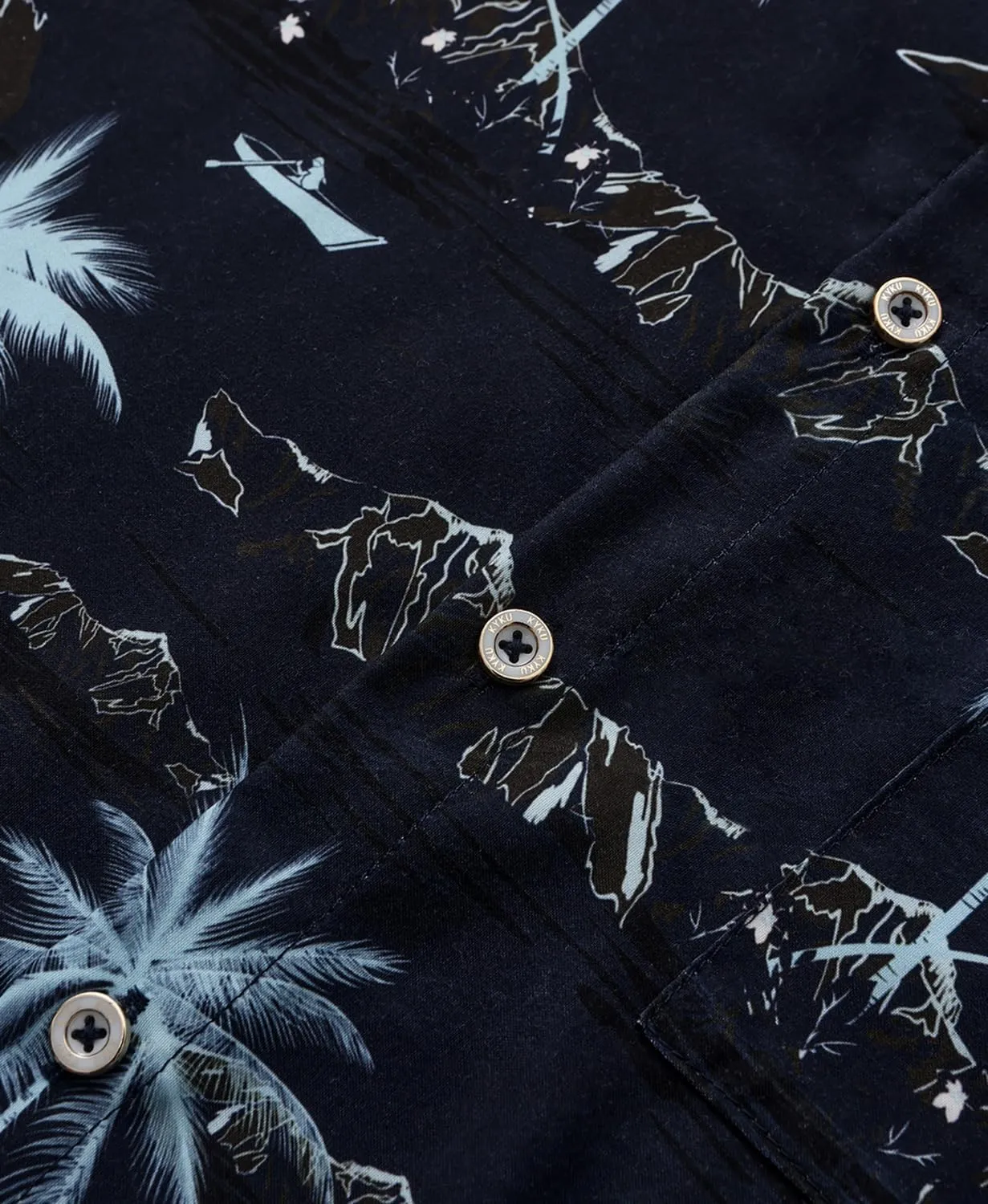 KYKU Hawaiian Shirt for Men: Beach Vacation Summer Short Sleeve Button Down Mens Shirts Casual Stylish