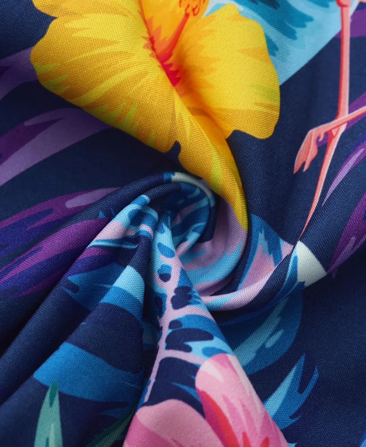 KYKU Hawaiian Shirt for Men: Beach Vacation Summer Short Sleeve Button Down Mens Shirts Casual Stylish