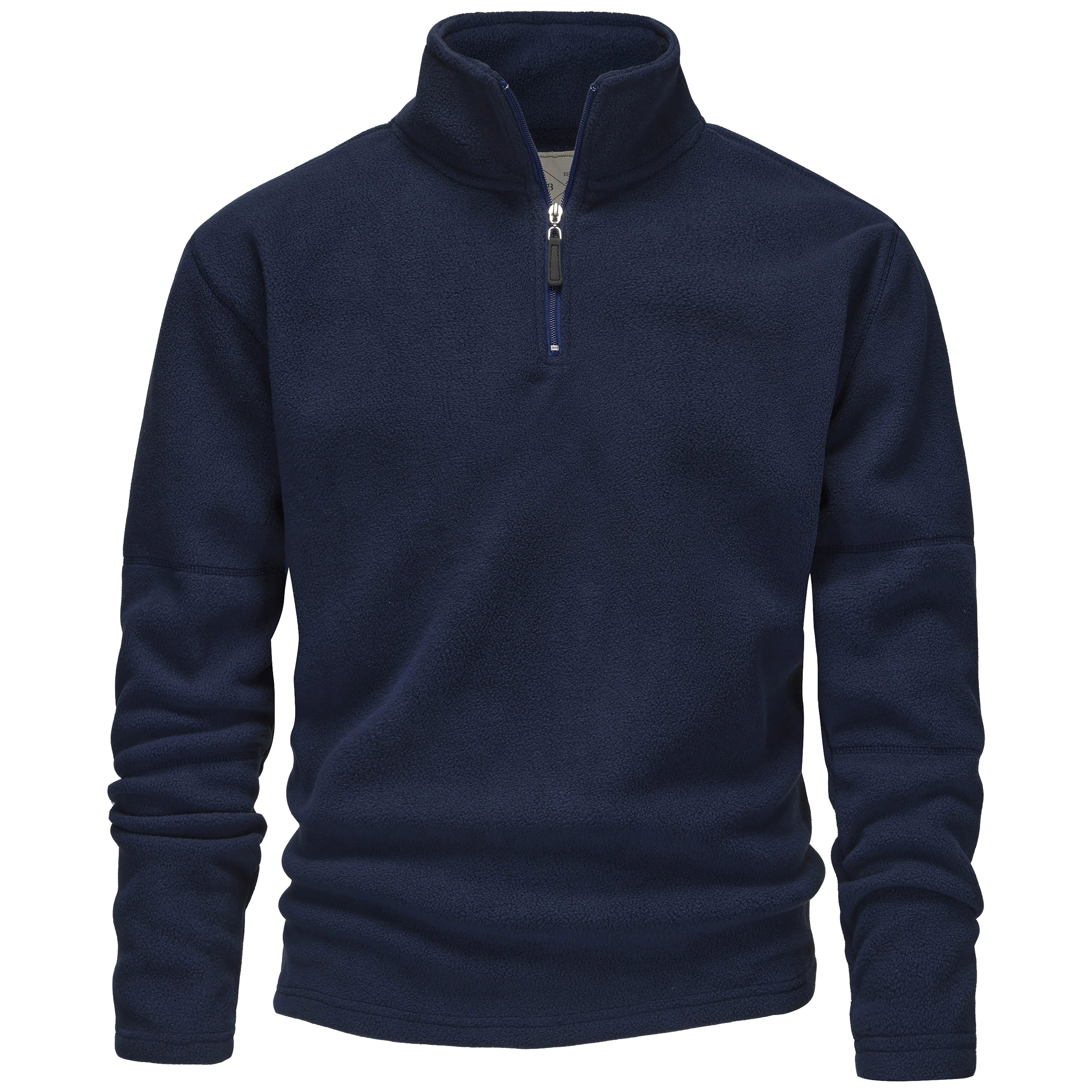 Mens 1/4 Zip Fleece Jumper - Grey