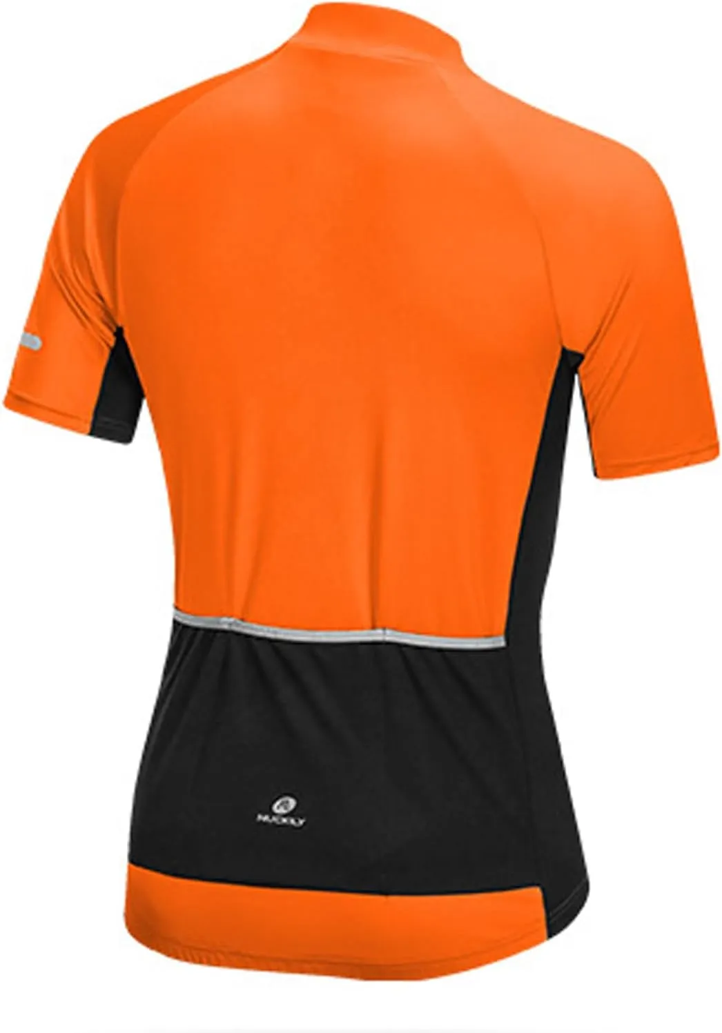 Men's Basic Cycling Jerseys Short Sleeves Mountain Bike Bicycle Shirt Quick Dry Biking Shirt for Men with Back Pockets