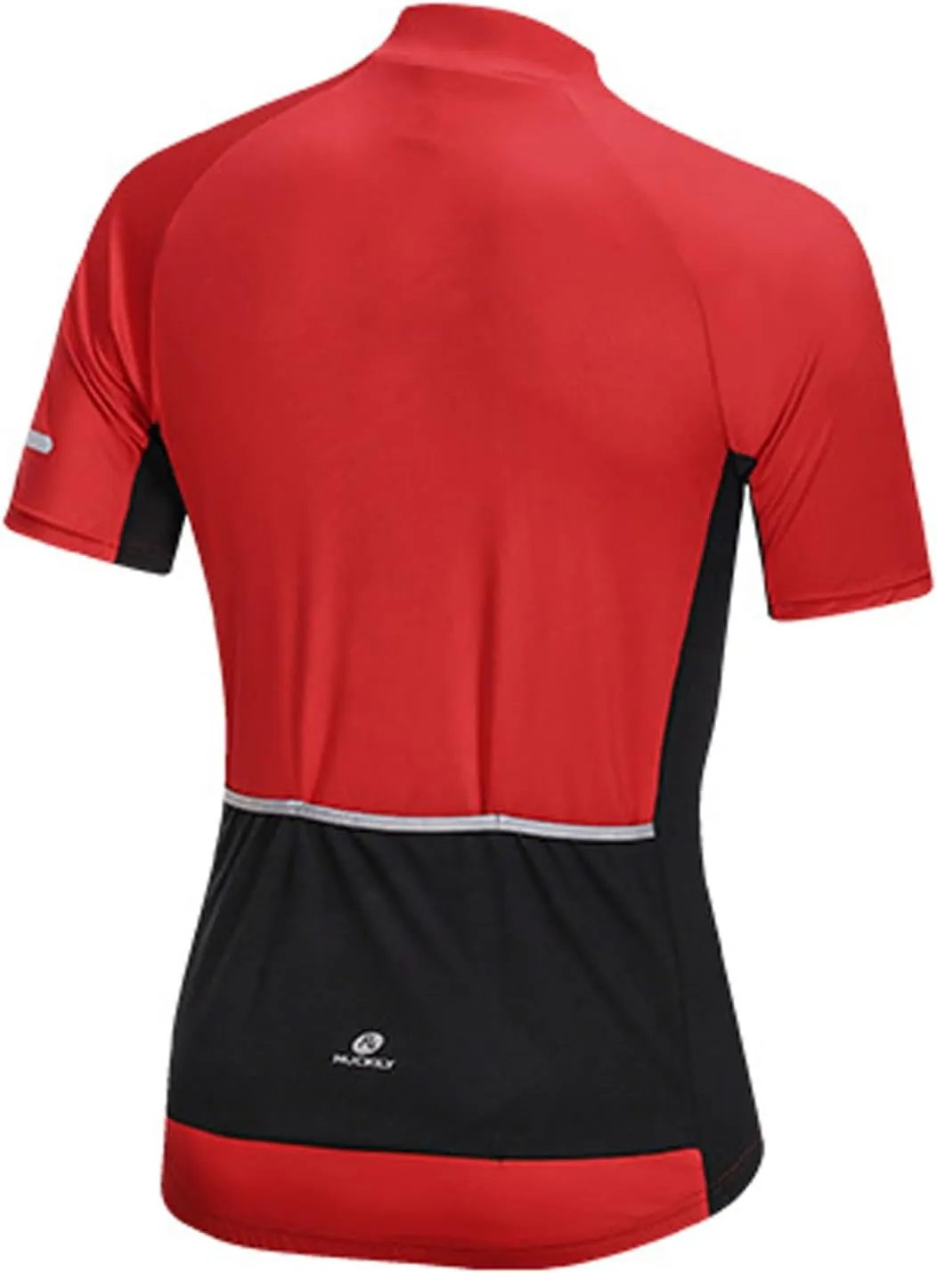 Men's Basic Cycling Jerseys Short Sleeves Mountain Bike Bicycle Shirt Quick Dry Biking Shirt for Men with Back Pockets