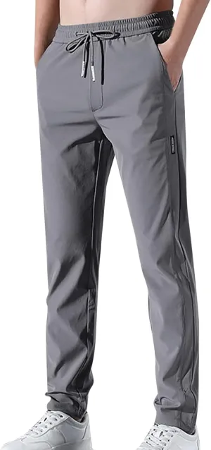 Mens Cargo Pants Men's Casual Pants Stretch Pants with Deep Pockets Loose Fit Casual Jogging Trousers for