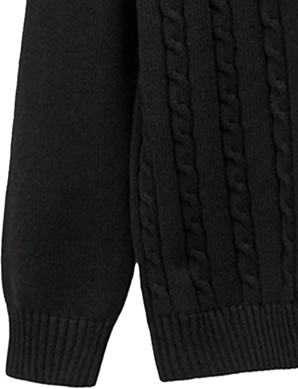 Men's Knitted Ribbed V Neck Sweater Cardigan Button Up Regular Fit Sweater Ribbed Long Sleeve Casual Sweaters
