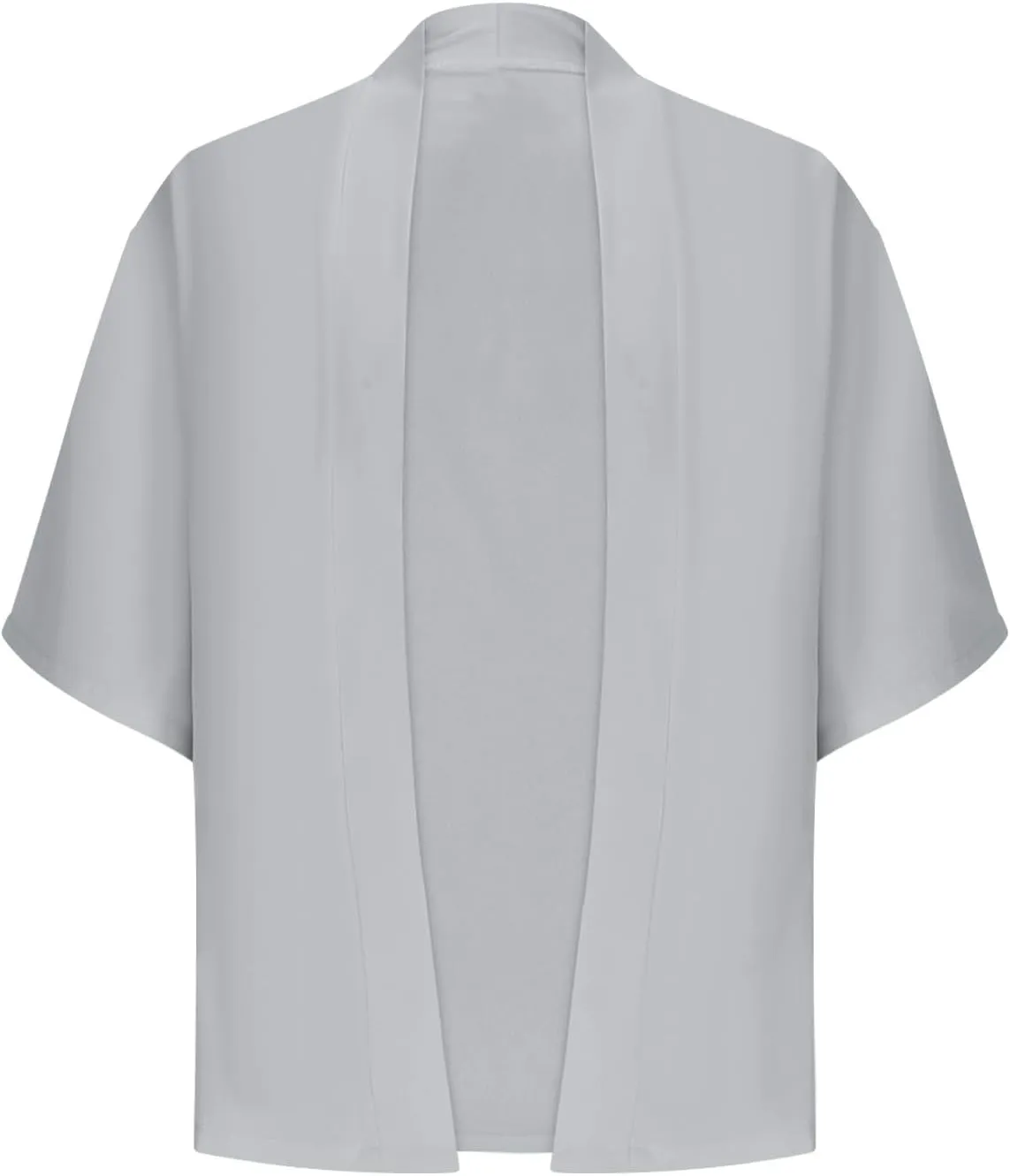 Men's Summer Sunscreen Coats Shirts Thin Ice Silk Clothing Casual Solid Cloak Coat Tops Open Front Shirt Tees