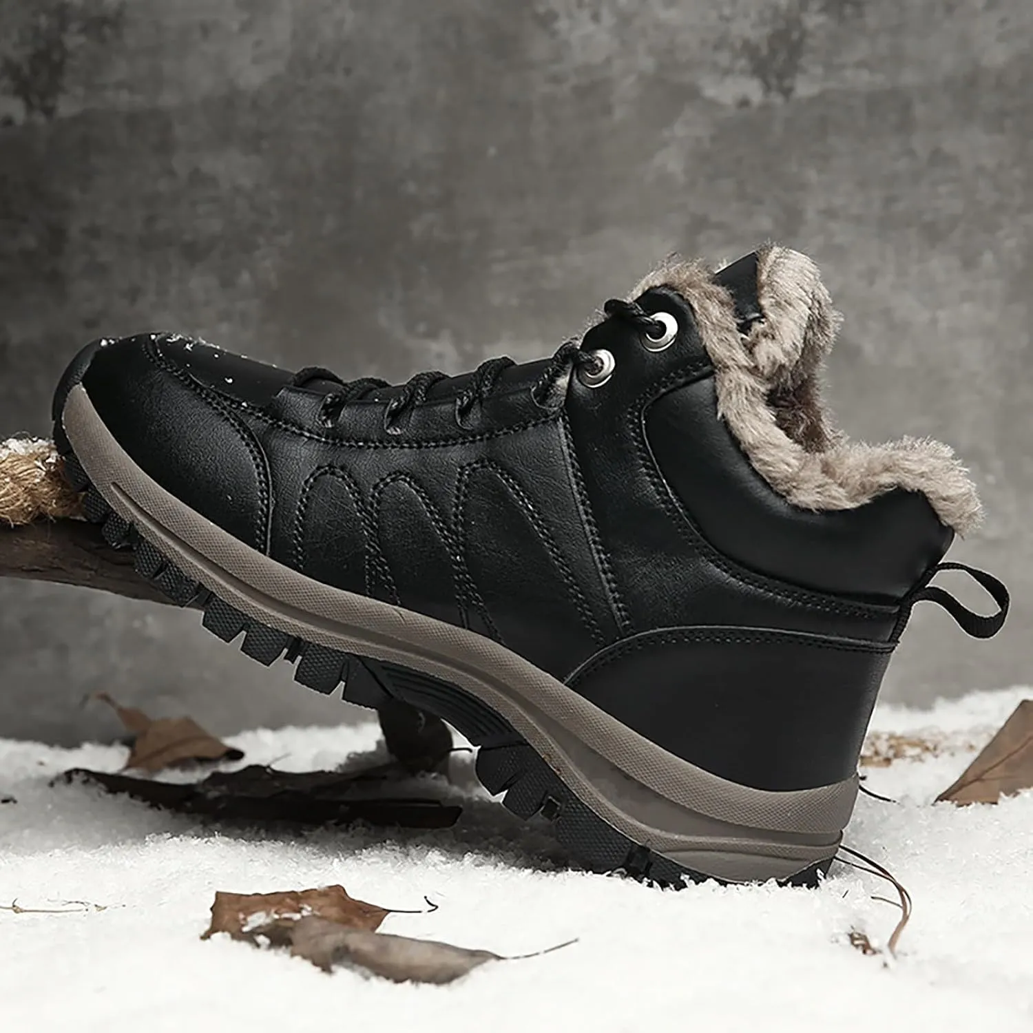 Men's Work Boots Composite Toe Hiking Sneakers Comfortable Warm Women's Safety Shoes Insulated Waterproof Work Shoes Non-Slip Hike Grounded Footwear