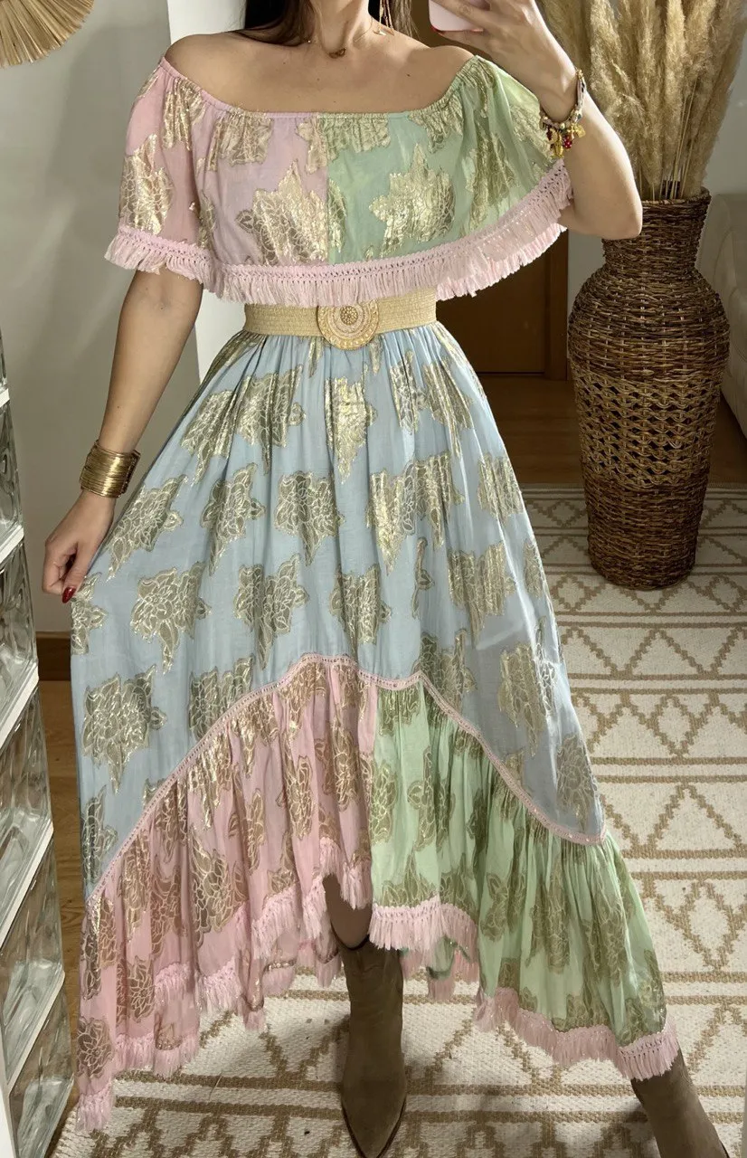 Pastel Bohemian Dress