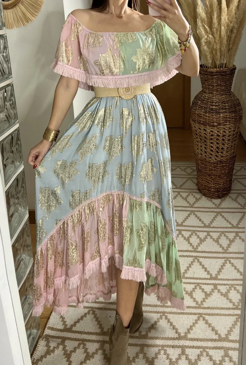 Pastel Bohemian Dress