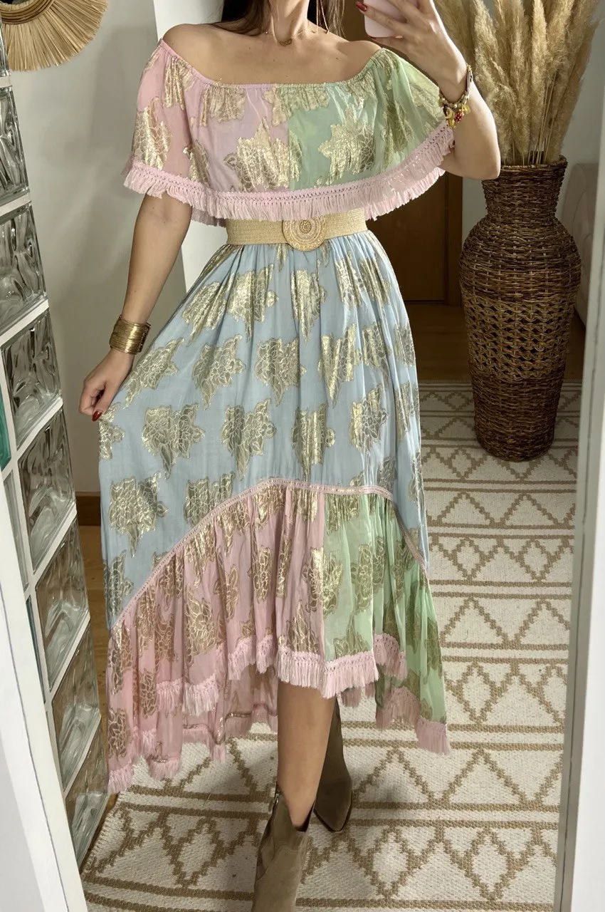 Pastel Bohemian Dress