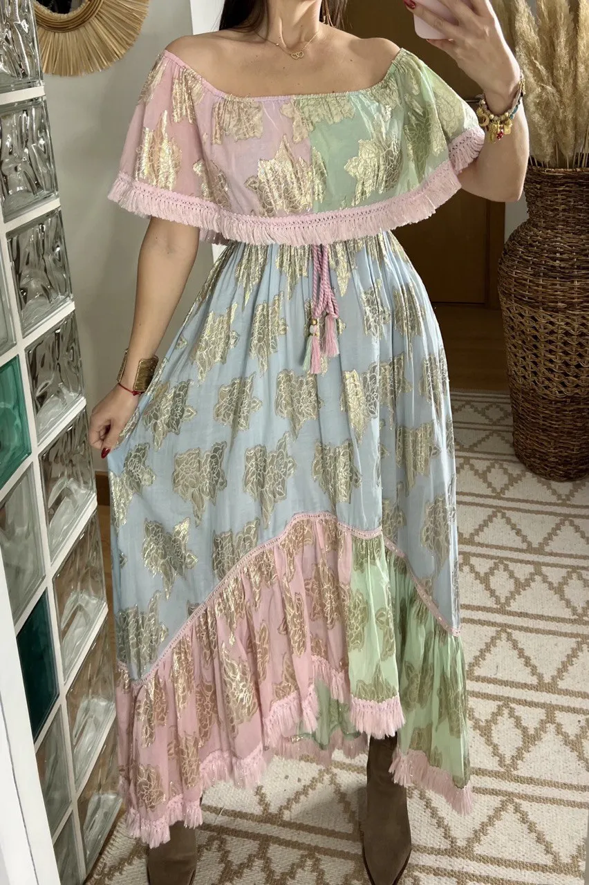Pastel Bohemian Dress