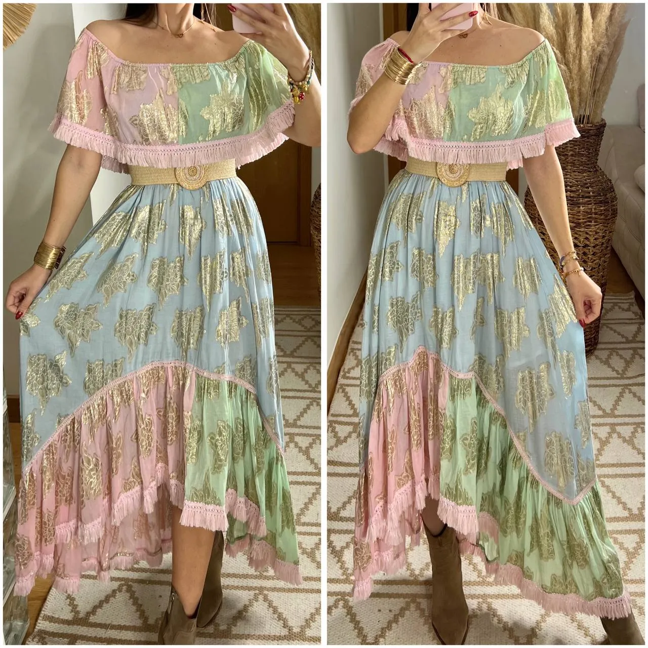 Pastel Bohemian Dress