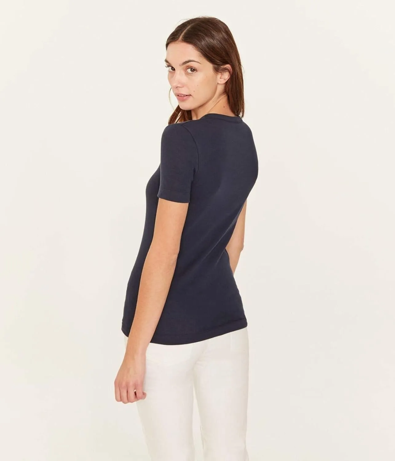 Petit Bateau Women's Iconic T-Shirt Navy Sizes XXS-L 12-20 Style 53403 (Size