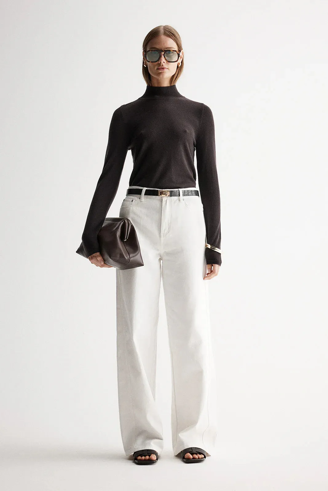 Renae Knit Top | Chocolate